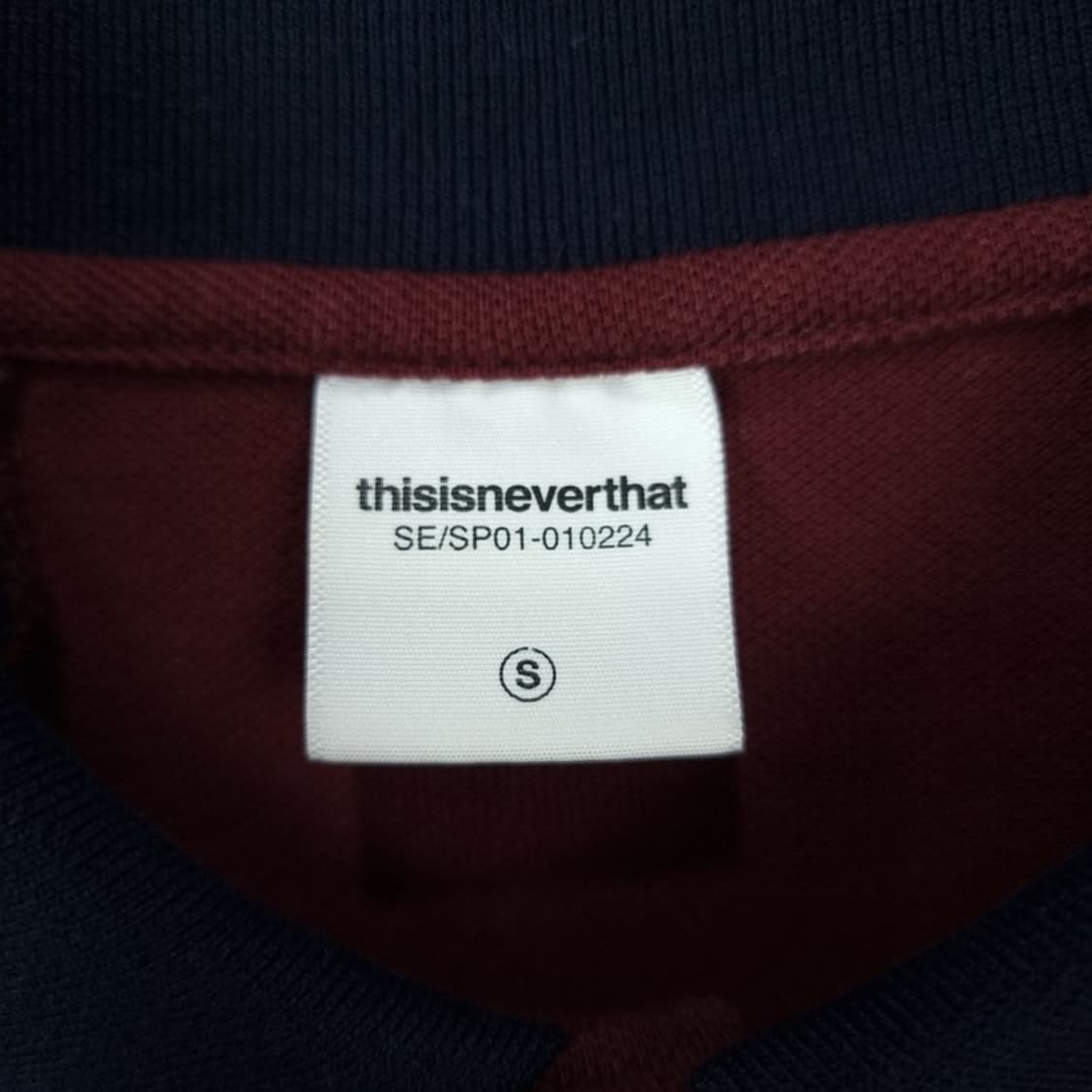 [디스이즈네버댓] 빅로고 프린팅 럭비셔츠 긴팔 카라티 M19119 상품이미지7