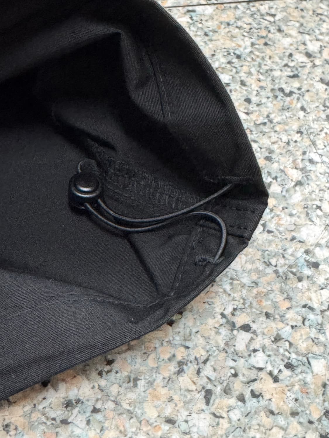 GU 슈퍼와이드 니턱 허리밴딩 카고 팬츠 블랙 새상품 상품이미지5