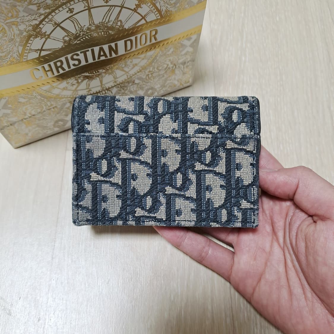[100%/정품] 디올 새들 오블리크 자카드 카드지갑, 디올지갑 상품이미지2