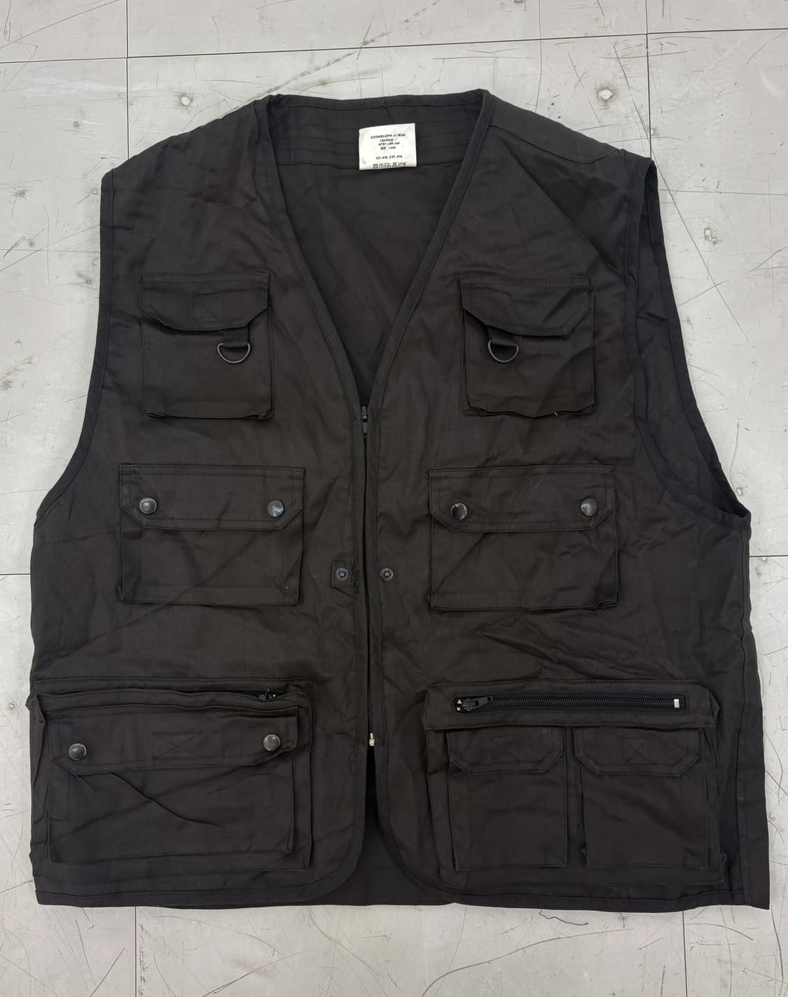 급처 빈티지 유틸리티 베스트 XXL 상품이미지1