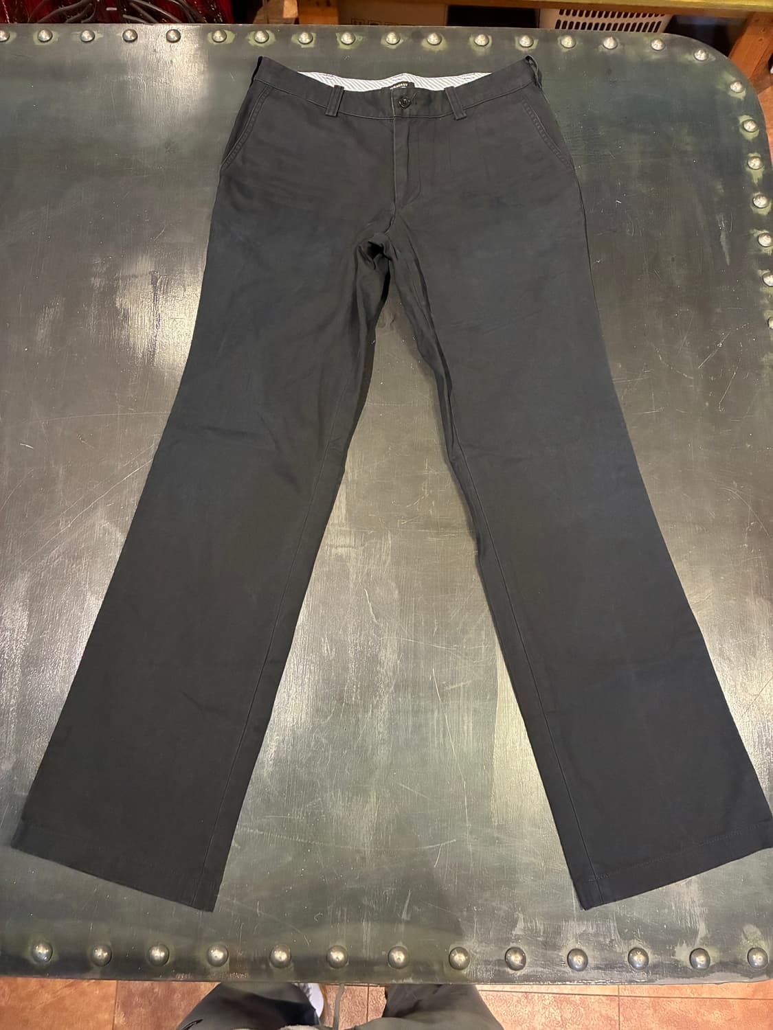 32) 버버리 블랙라벨 부츠컷 치노팬츠 블랙 상품이미지1