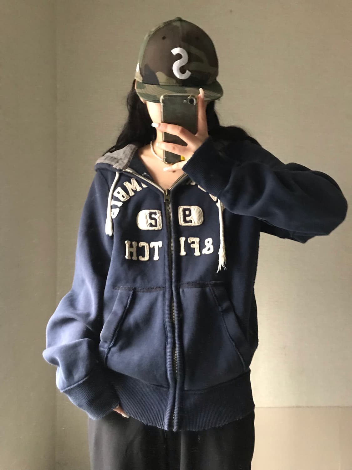 아베크롬비 네이비 후드집업 상품이미지5