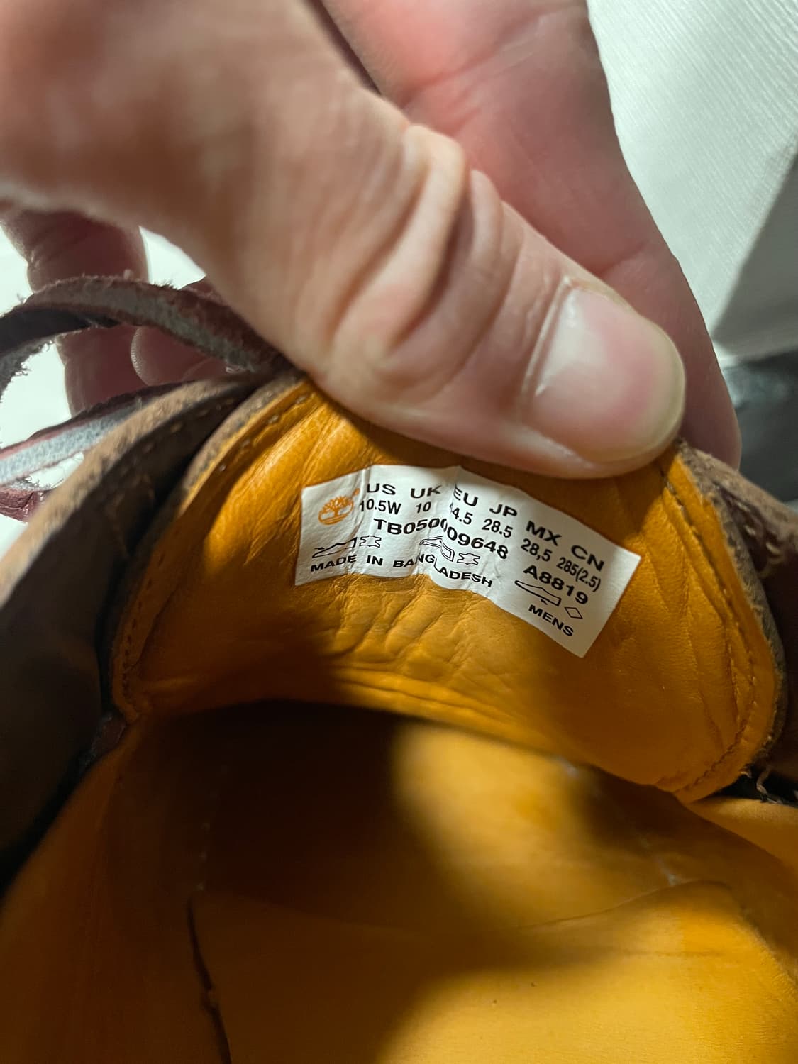 (285)팀버랜드 3아이 보트슈즈 버건디 상품이미지6