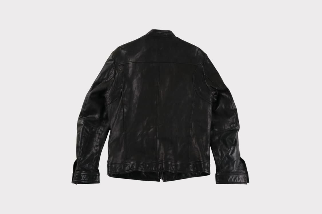 [L] 옴브루노 빈티지 양가죽 라이더 자켓 상품이미지9