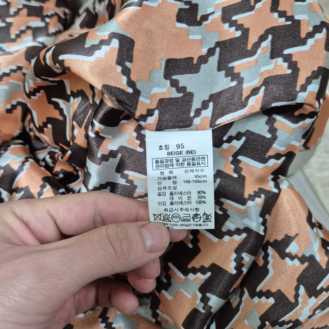 지센 우먼 여성 럭셔리 레이온 더플 싱글 트렌치코트 M(95) 상품이미지5