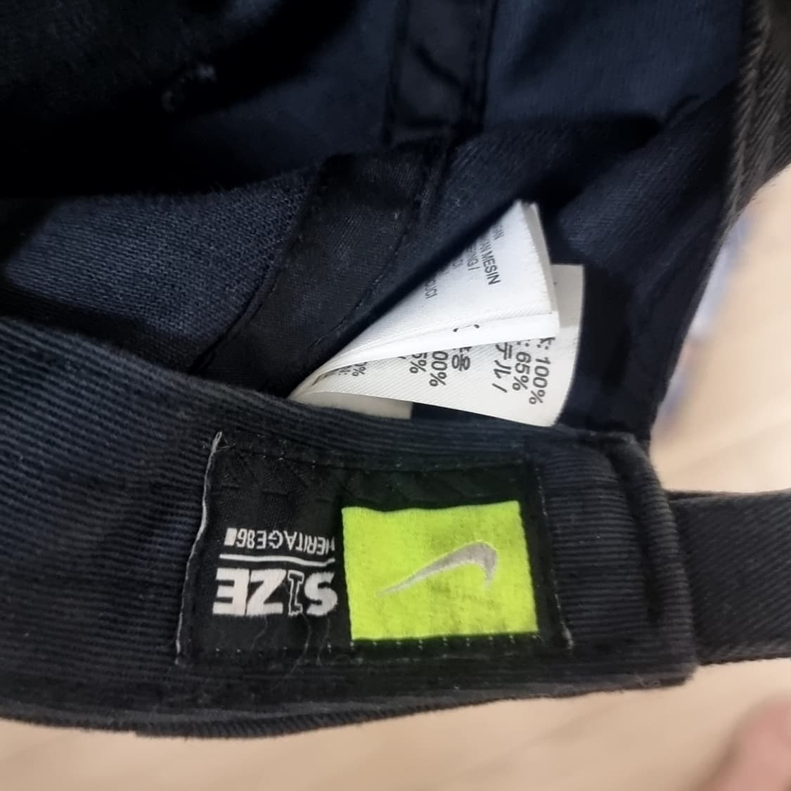 나이키 볼캡 블랙 모자 상품이미지3