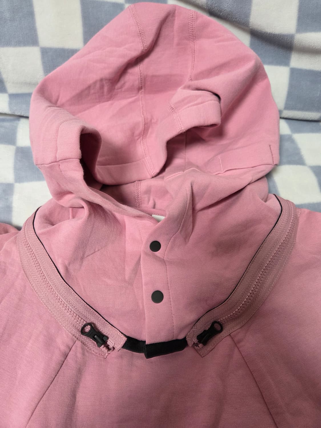 ACG 나이키 랩 LAB 컴퍼넌트 후드 플리스 7부 크루넥셔츠 핑크 XL 상품이미지3