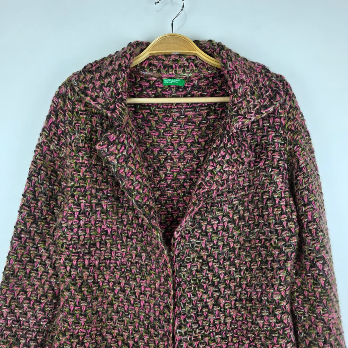 Benetton 멀티컬러 니트 가디건 상품이미지2