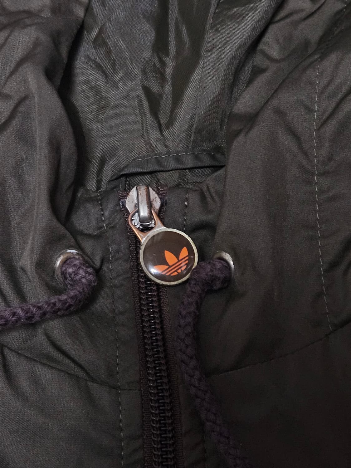 아디다스 초코나무숲 후드 바람막이/그린 브라운 베켄바우어 상품이미지5