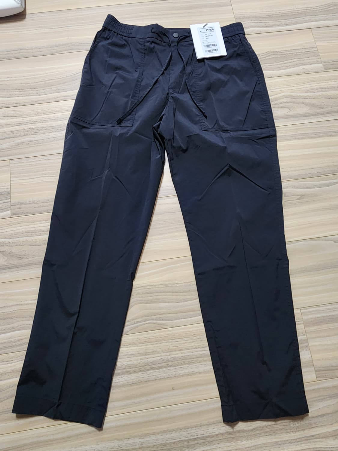 지오지아밴딩팬츠바지블랙 상품이미지1