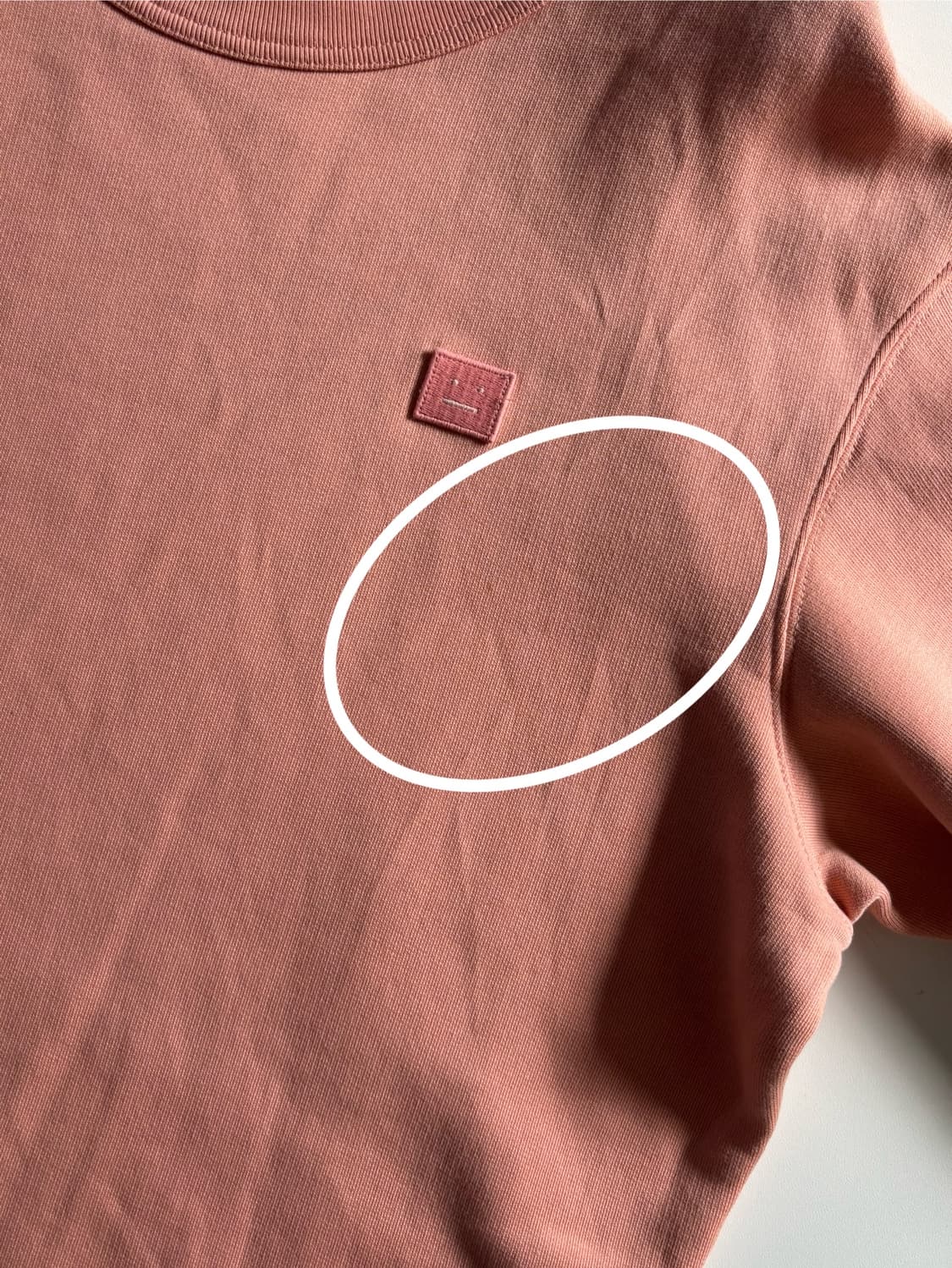 Acne Studios 아크네스튜디오 페어뷰 페이스 핑크 스웻셔츠 상품이미지7