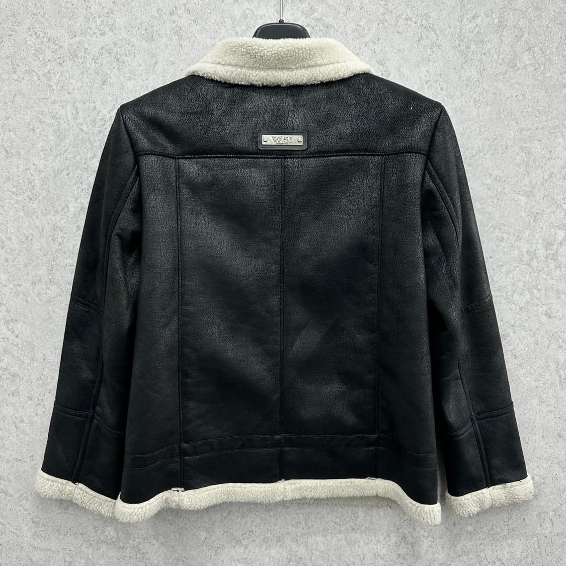 95 에비수 여자 라이더 무스탕 자켓 상품이미지3