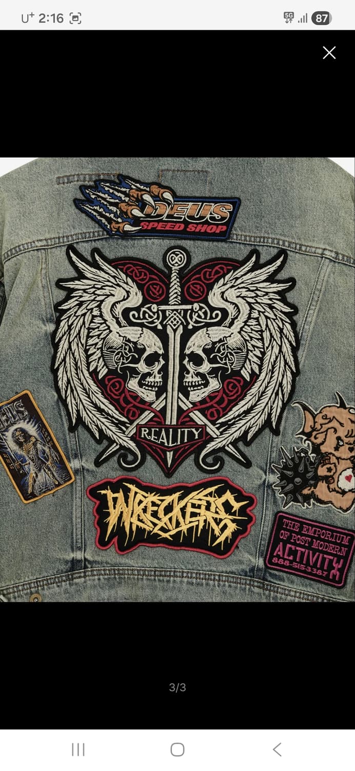 데우스엑스 마키나 데님자켓 105사이즈 상품이미지3