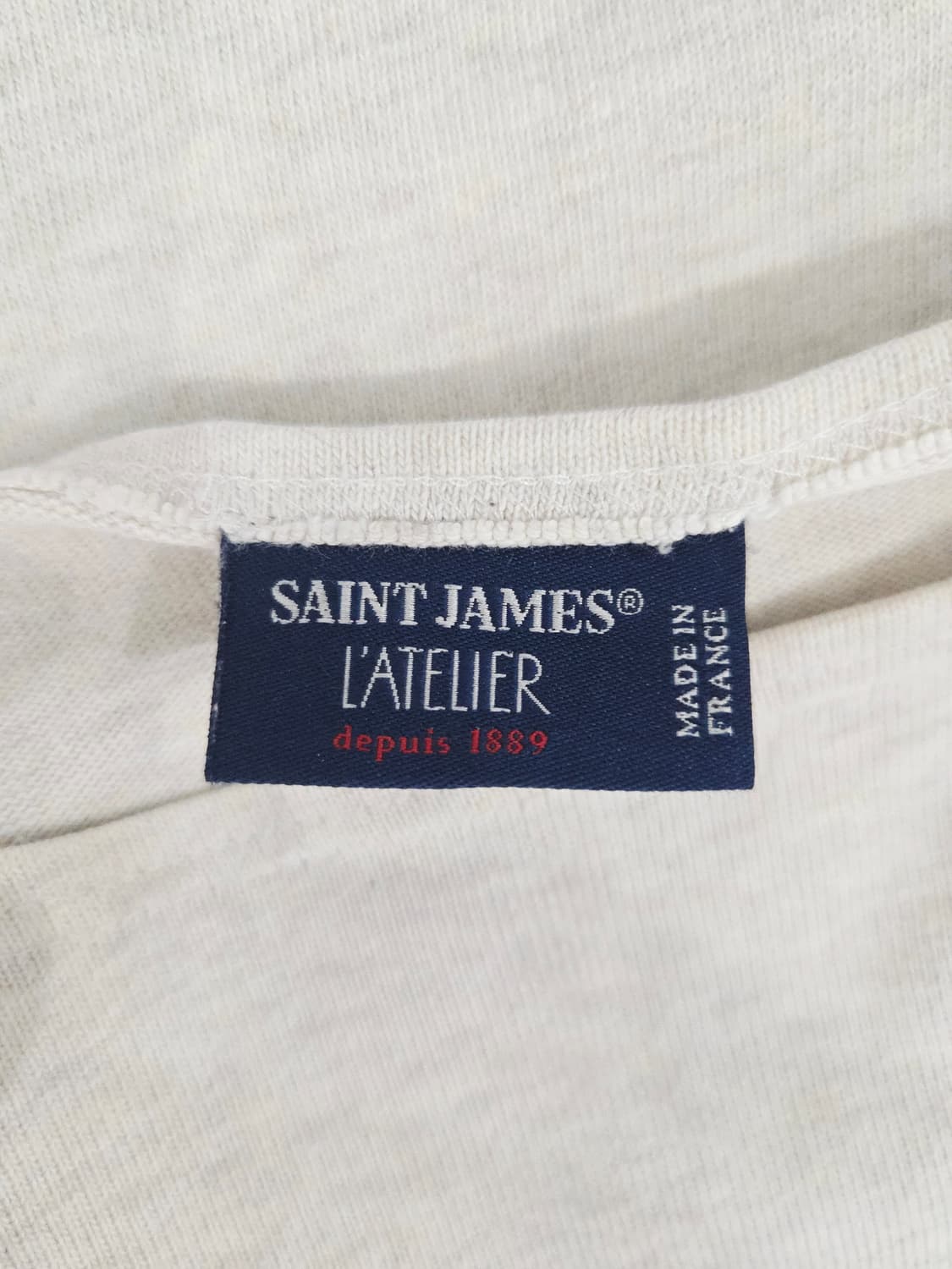 세인트제임스 보트넥 무지 긴팔 티셔츠 오트밀 상품이미지7