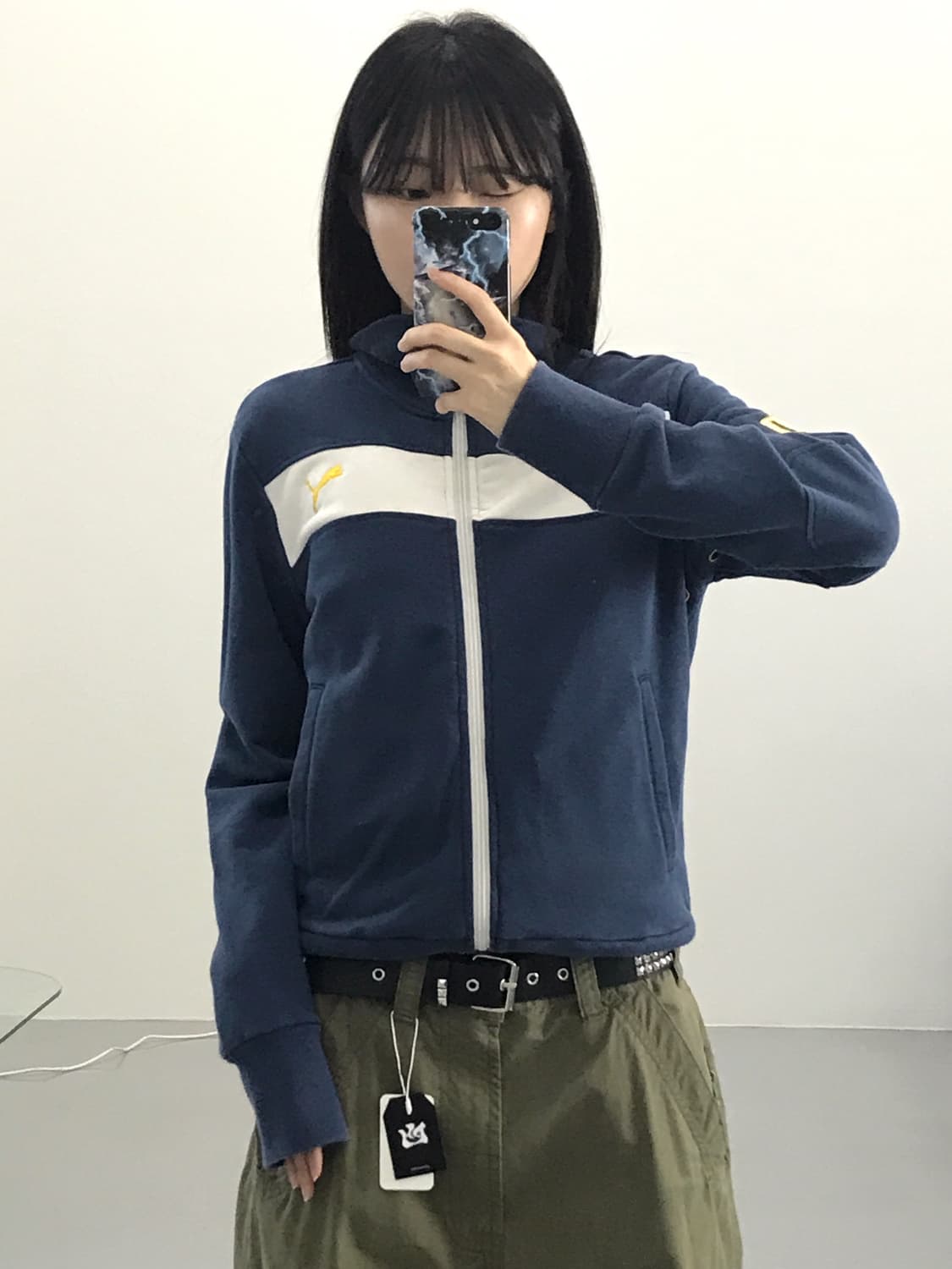 Puma Navy Kitsch Zip Up 상품이미지3