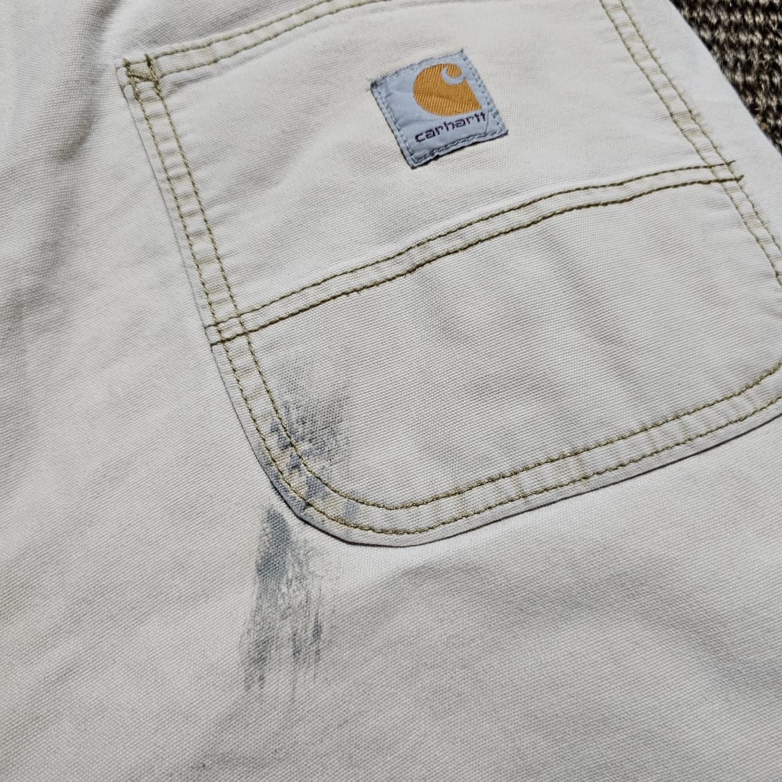 칼하트 사이드포켓 워크팬츠 베이지
 상품이미지3