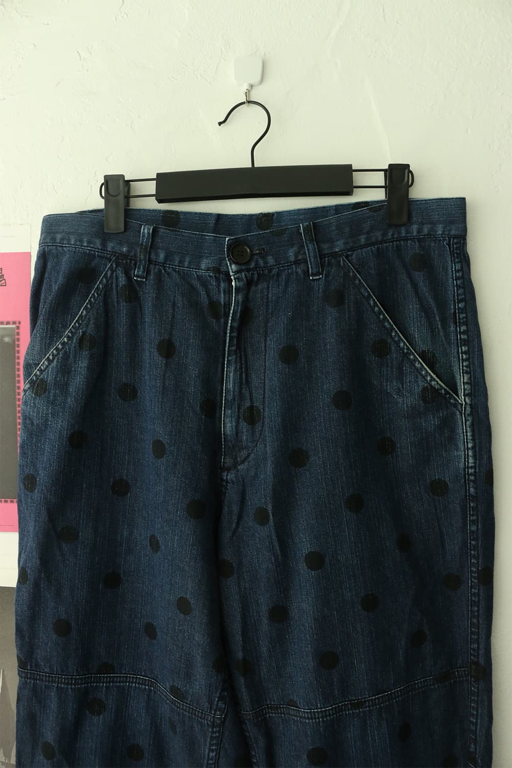 Comme des Garçons SHIRT 도트 패턴 데님 팬츠 상품이미지5