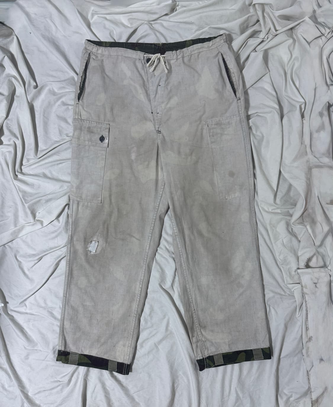 80s 핀란드군 m62 리버시블 카모 오버 팬츠 nhogirl 상품이미지3