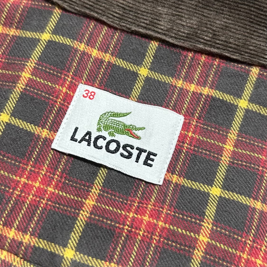 [M] Lacoste 라코스테 클래식 체크셔츠 상품이미지4