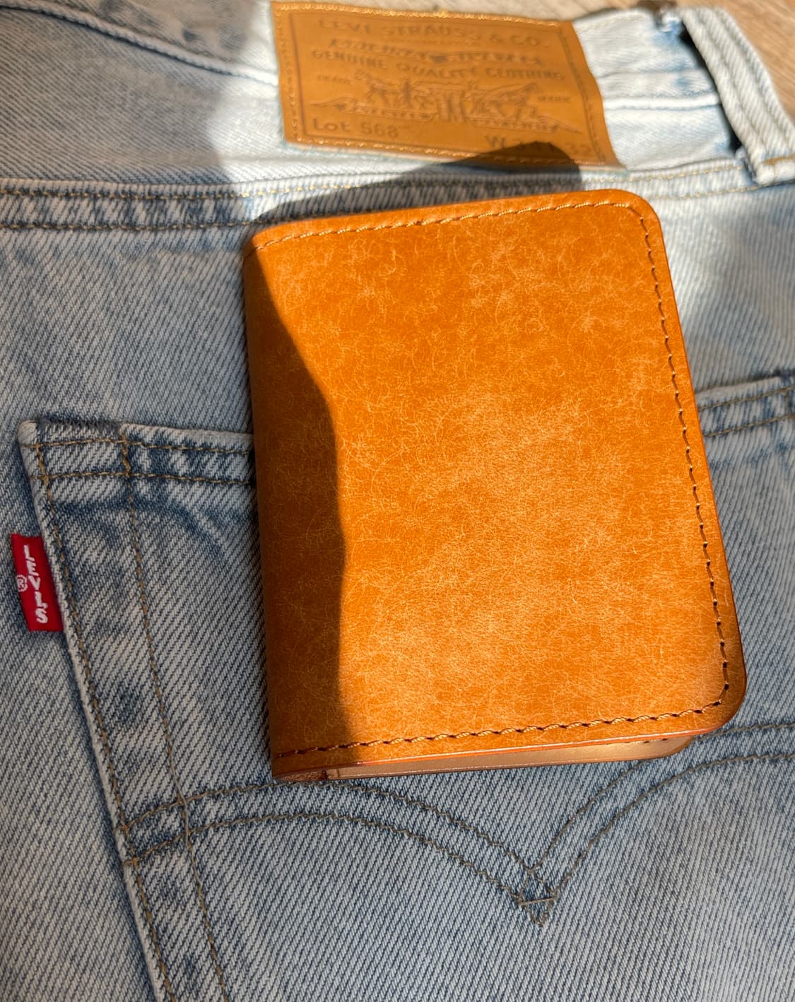 빈티지 풀그레인 카드지갑 상품이미지1