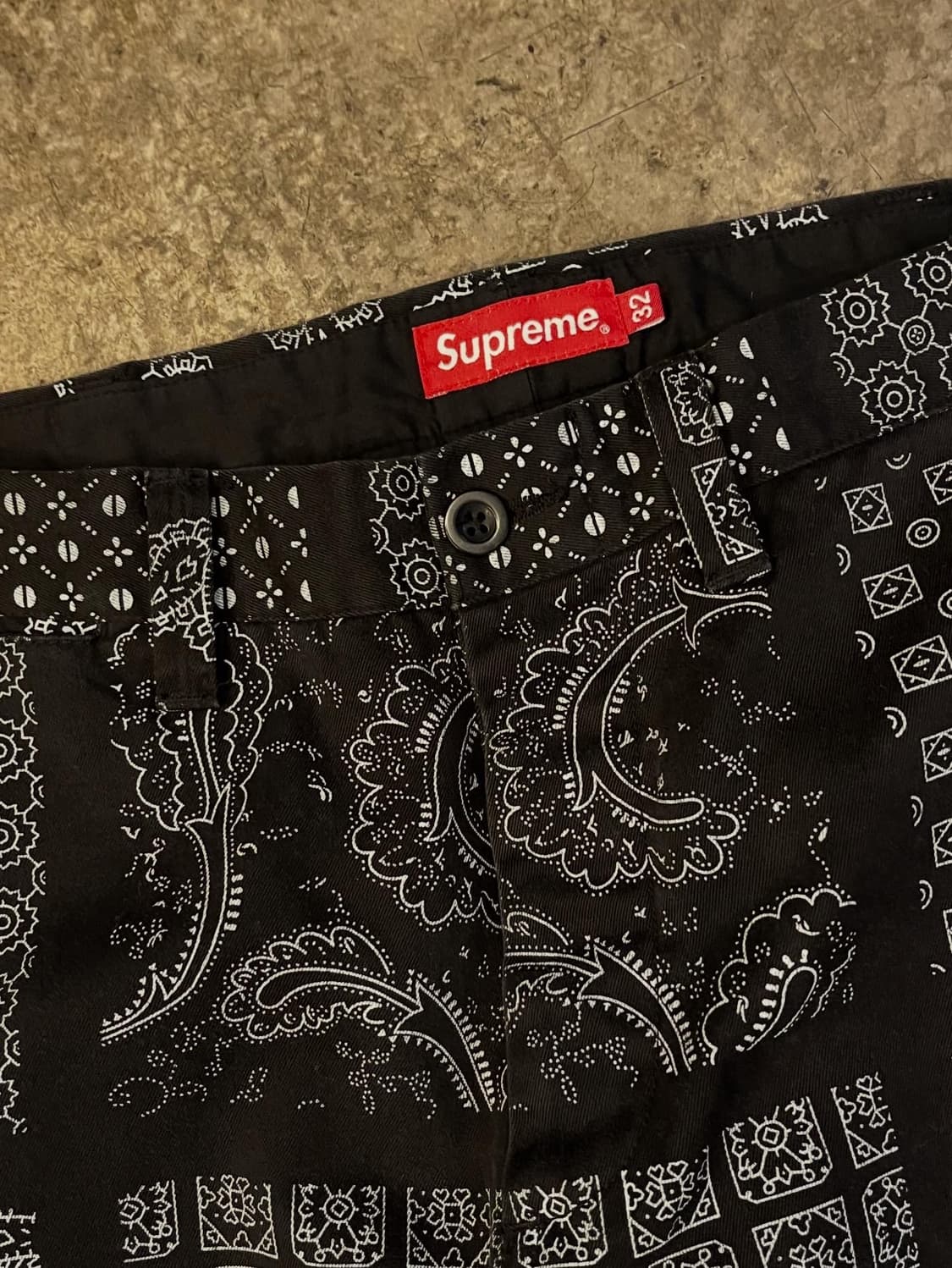 Supreme Paisley Grid Chino Pants - 20Ss 상품이미지7