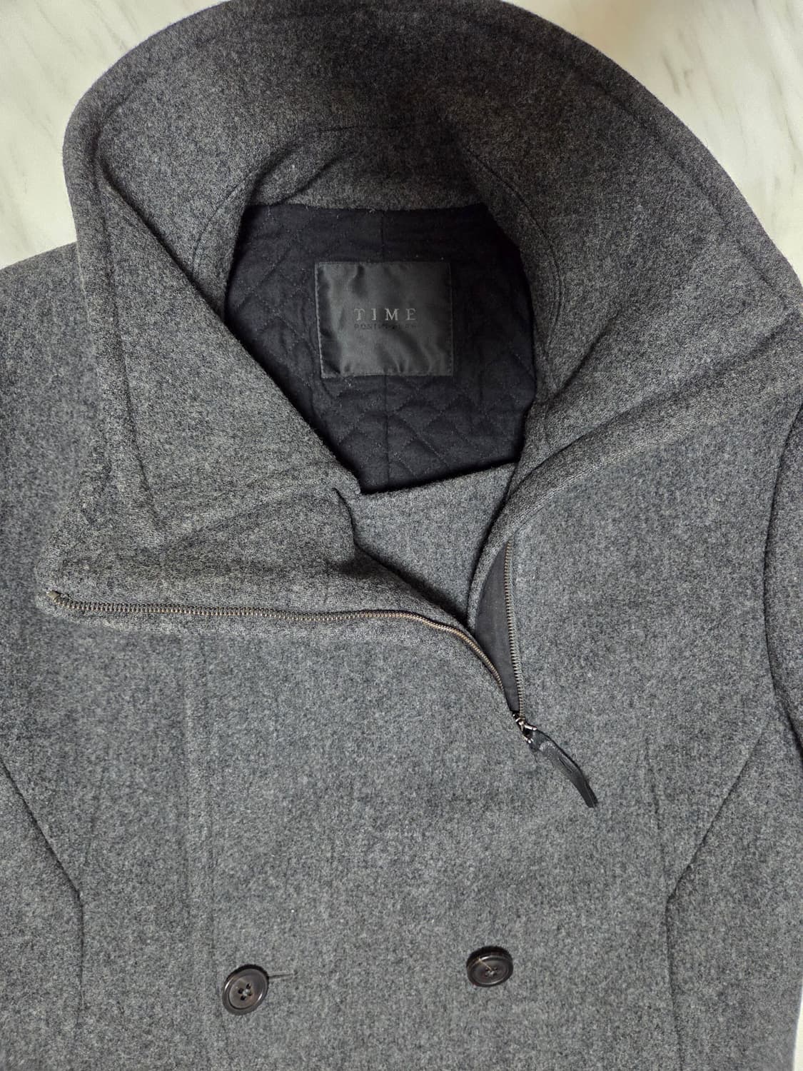 타임옴므 더블 브레스티드 피코트 상품이미지6