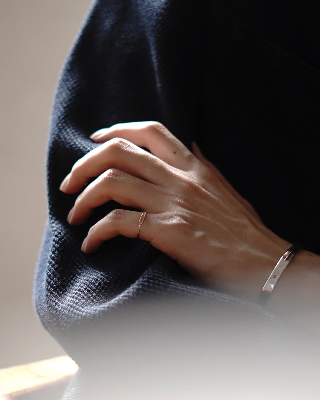 NEEDLE RING 18K GOLD×SILV 11호 상품이미지1