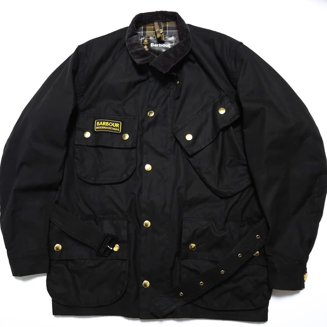 바버 A7 인터내셔널 오리지널 왁스 자켓 블랙 상품이미지2