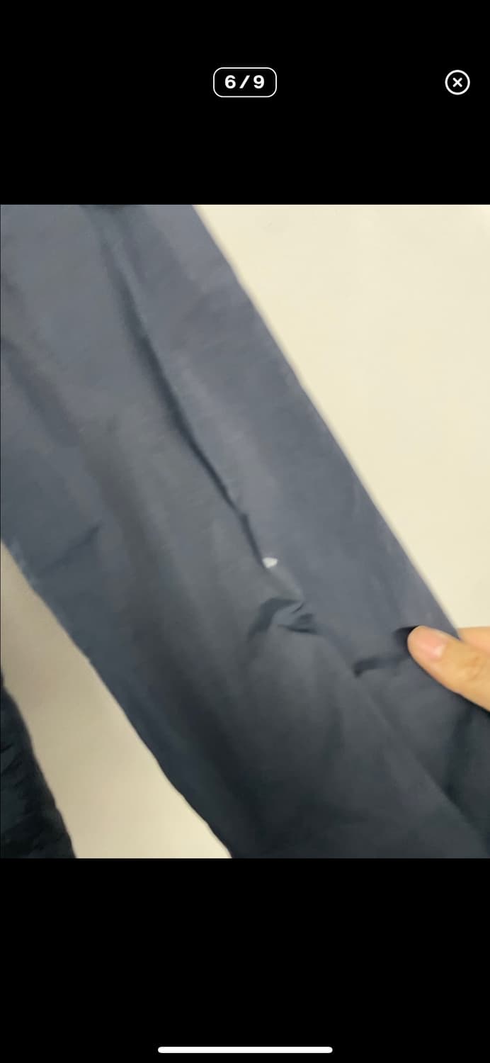 솔리드옴므 나일론 블랙 자켓 A3583 상품이미지6