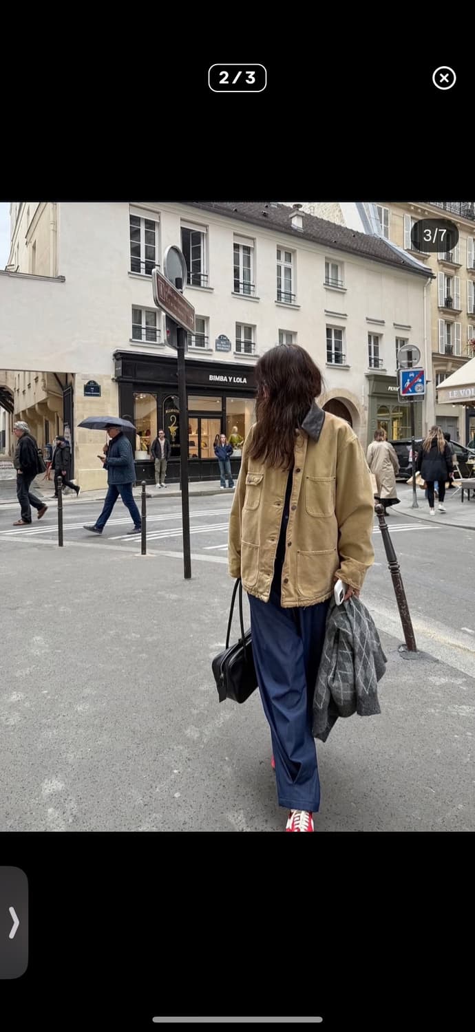 프라다 캔버스 워크 자켓 42 사이즈  상품이미지5