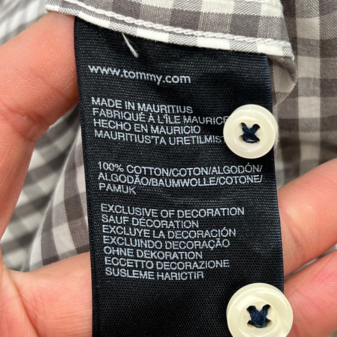 타미힐피거 체크셔츠 r3410 상품이미지7