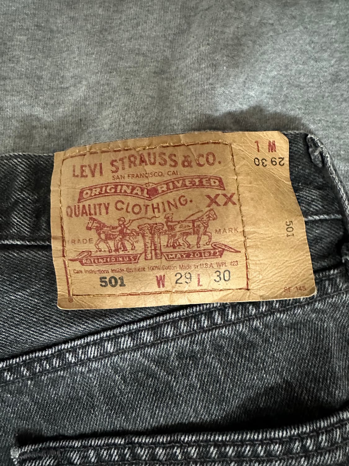 90's리바이스USA 501 리폼 팬츠 상품이미지5