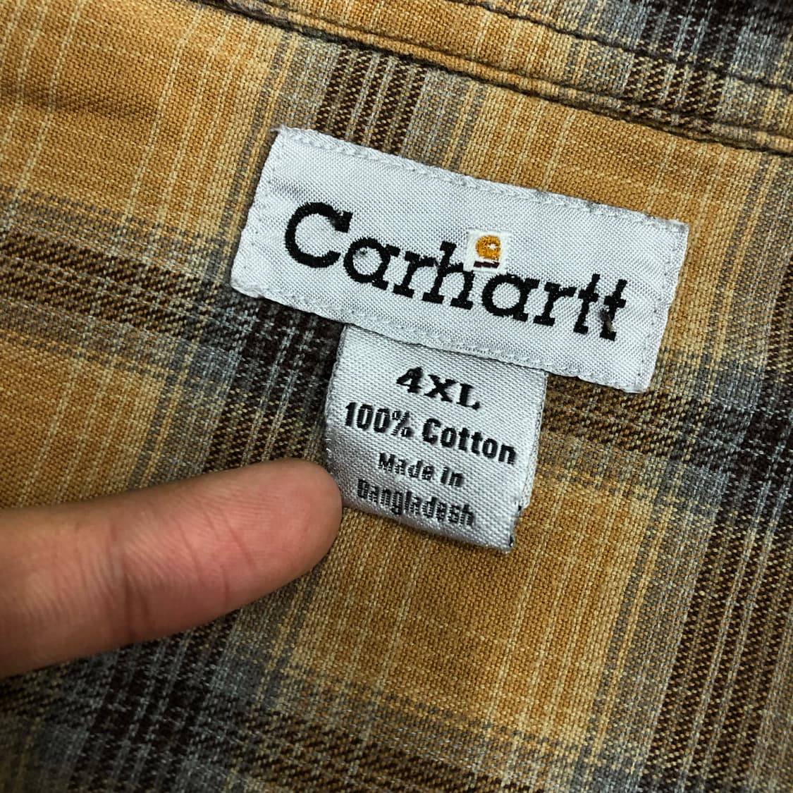 칼하트 캔버스 플란넬 라이너 워크 셔츠 자켓 상품이미지8