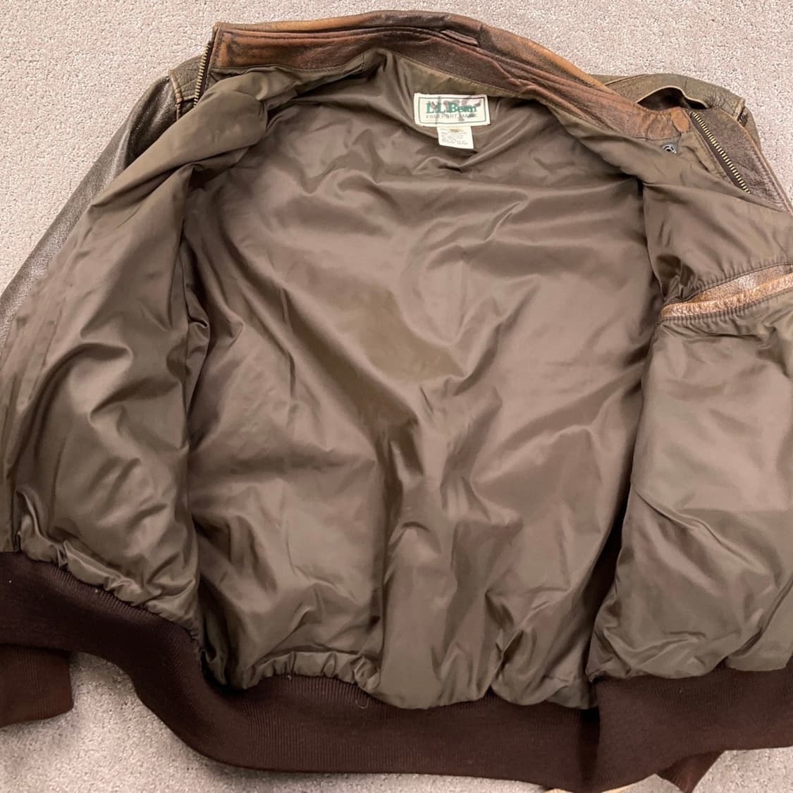 [L,42] 80년대 엘엘빈 고트스킨 a2자켓 상품이미지4