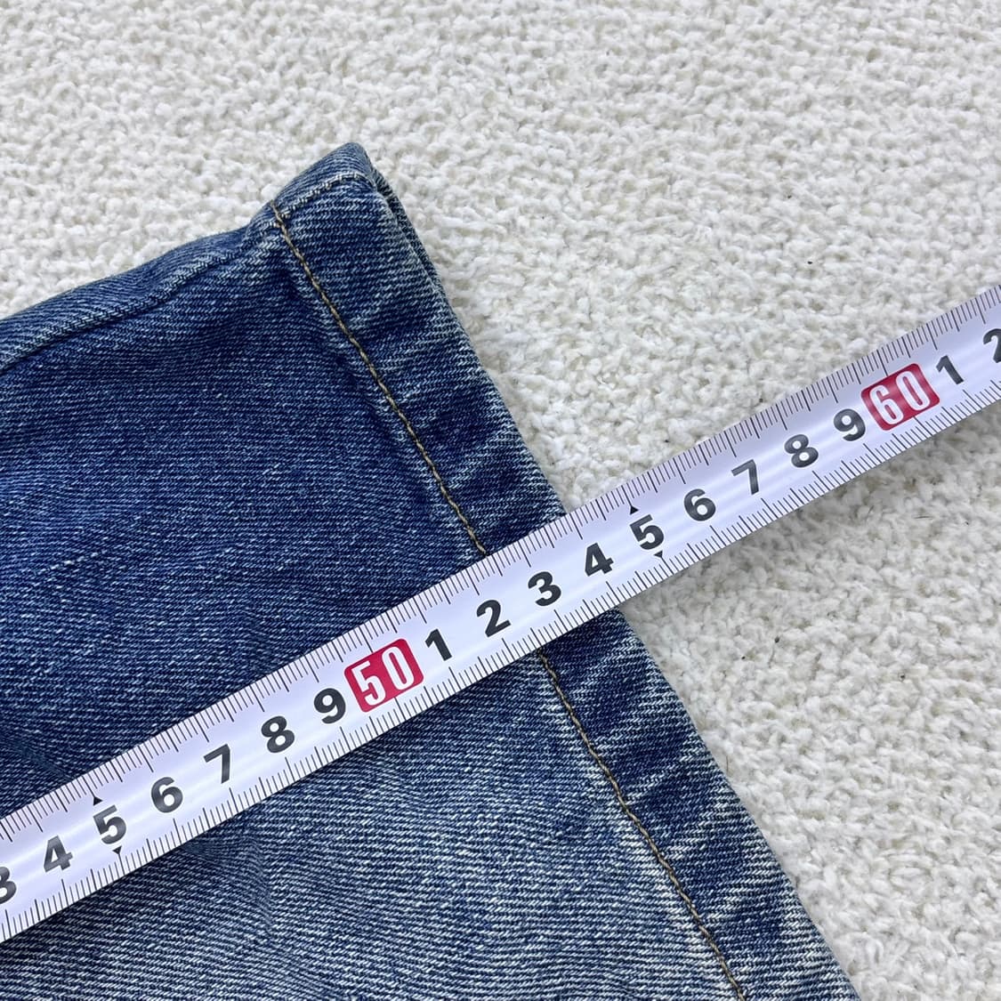 M 새상품 키뮤어 버뮤다 데님 하프 팬츠 0401E 상품이미지6