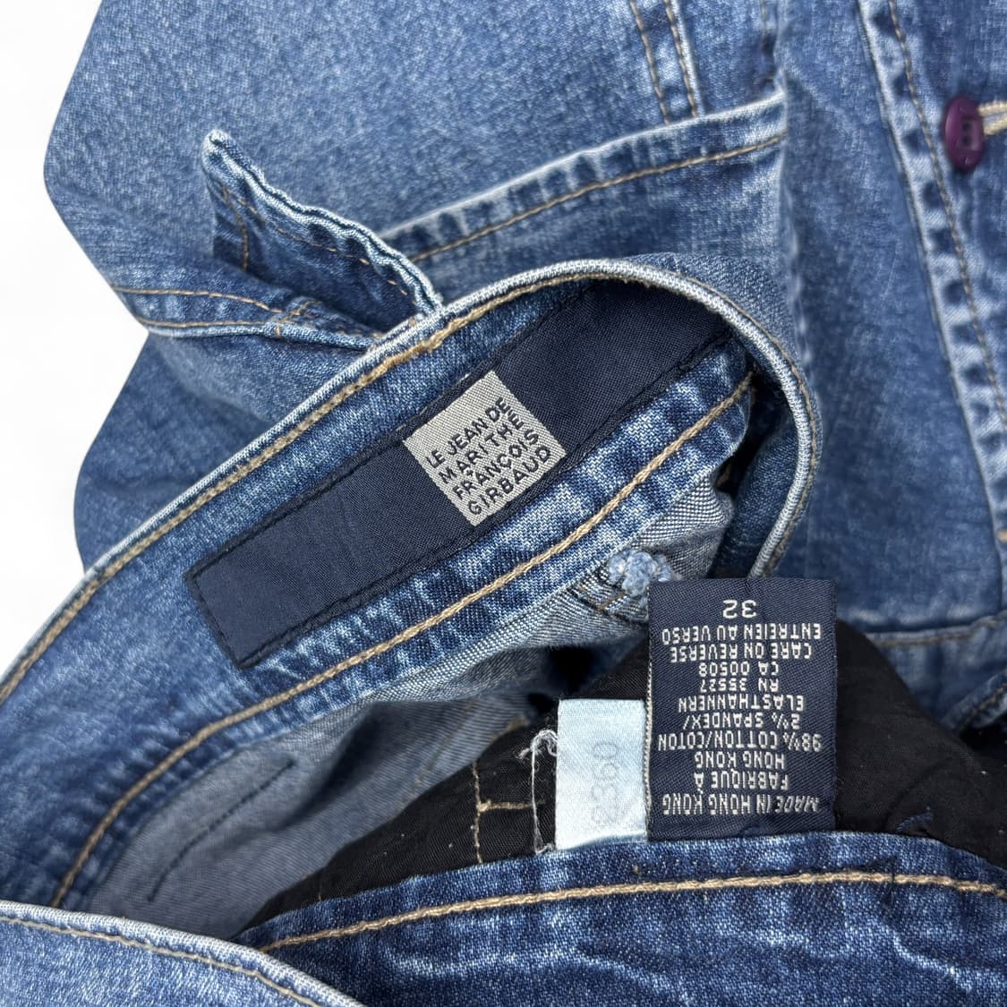 90's 마리떼 프랑소와 저버 데님팬츠 상품이미지9