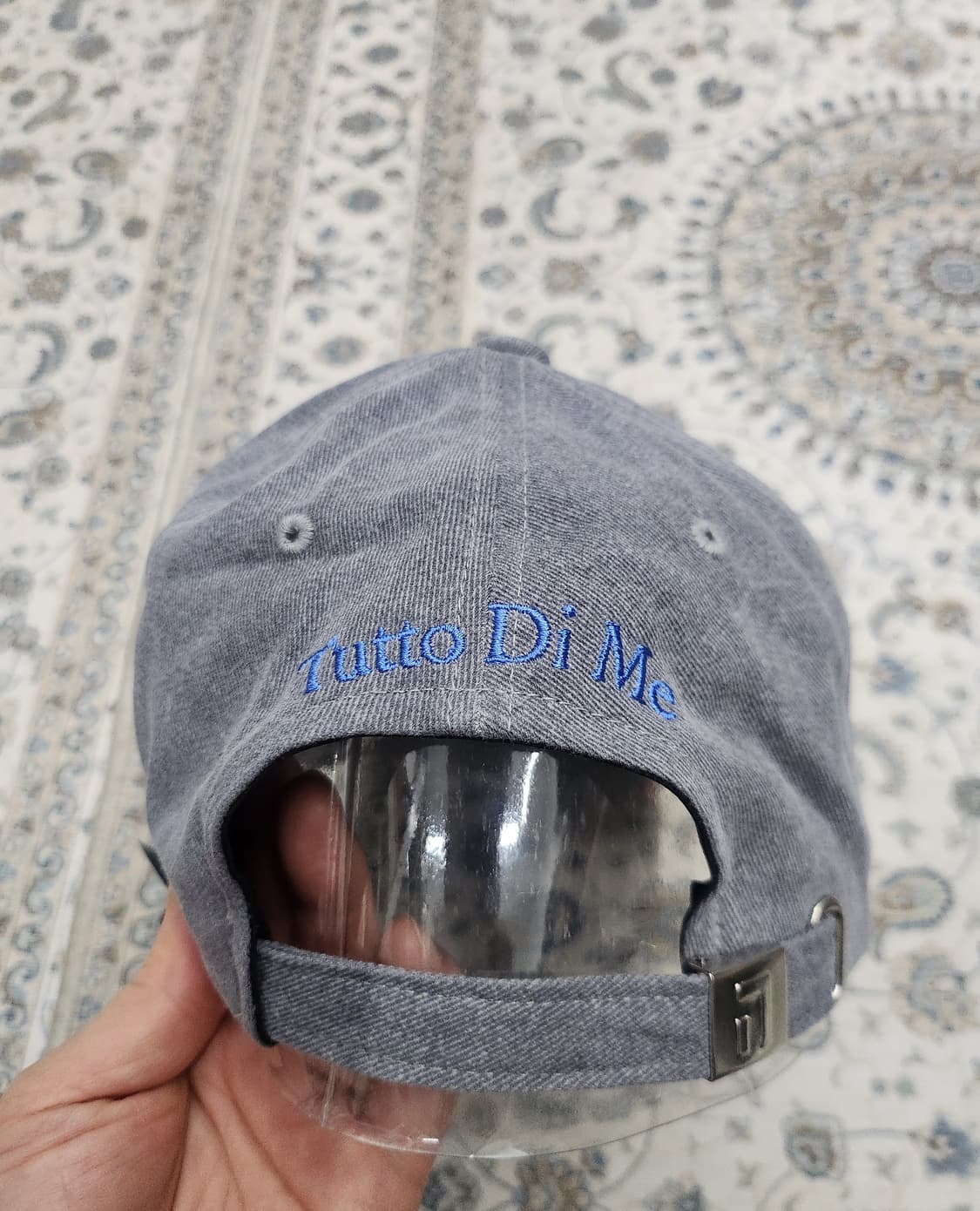 (새상품) 투또디메 피그먼트 스웨이드 패치 볼캡 상품이미지6