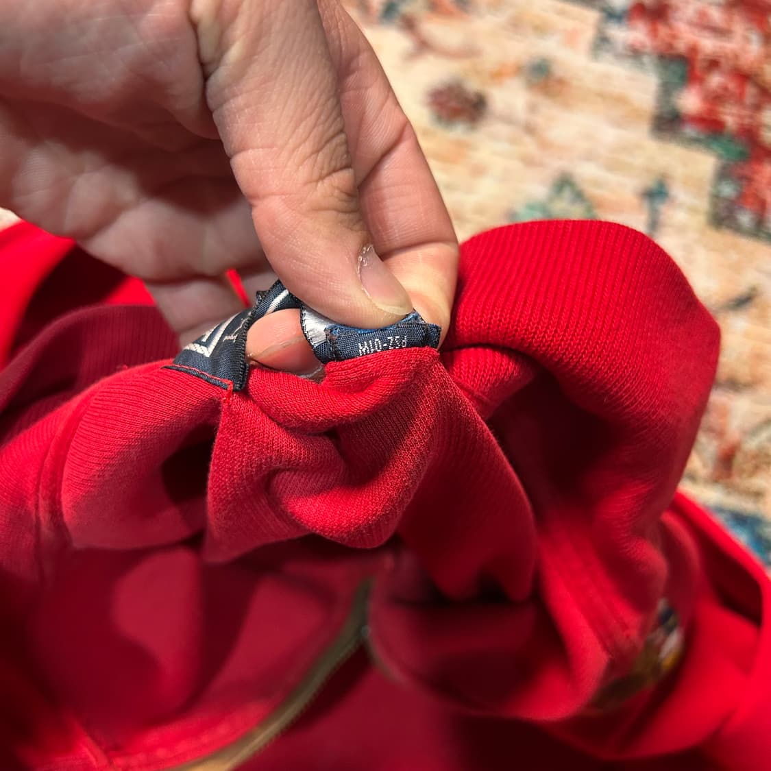 [L] 폴로 랄프로렌 빅포니 코튼니트 하프집업 레드 상품이미지6