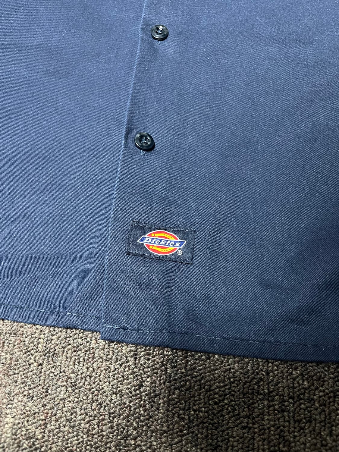 디키즈 워크셔츠 네이비 상품이미지3