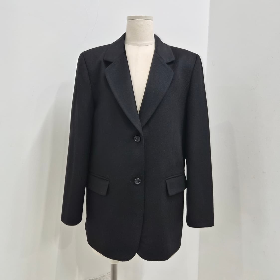 블랙 블레이저 울 자켓 코트 상품이미지1