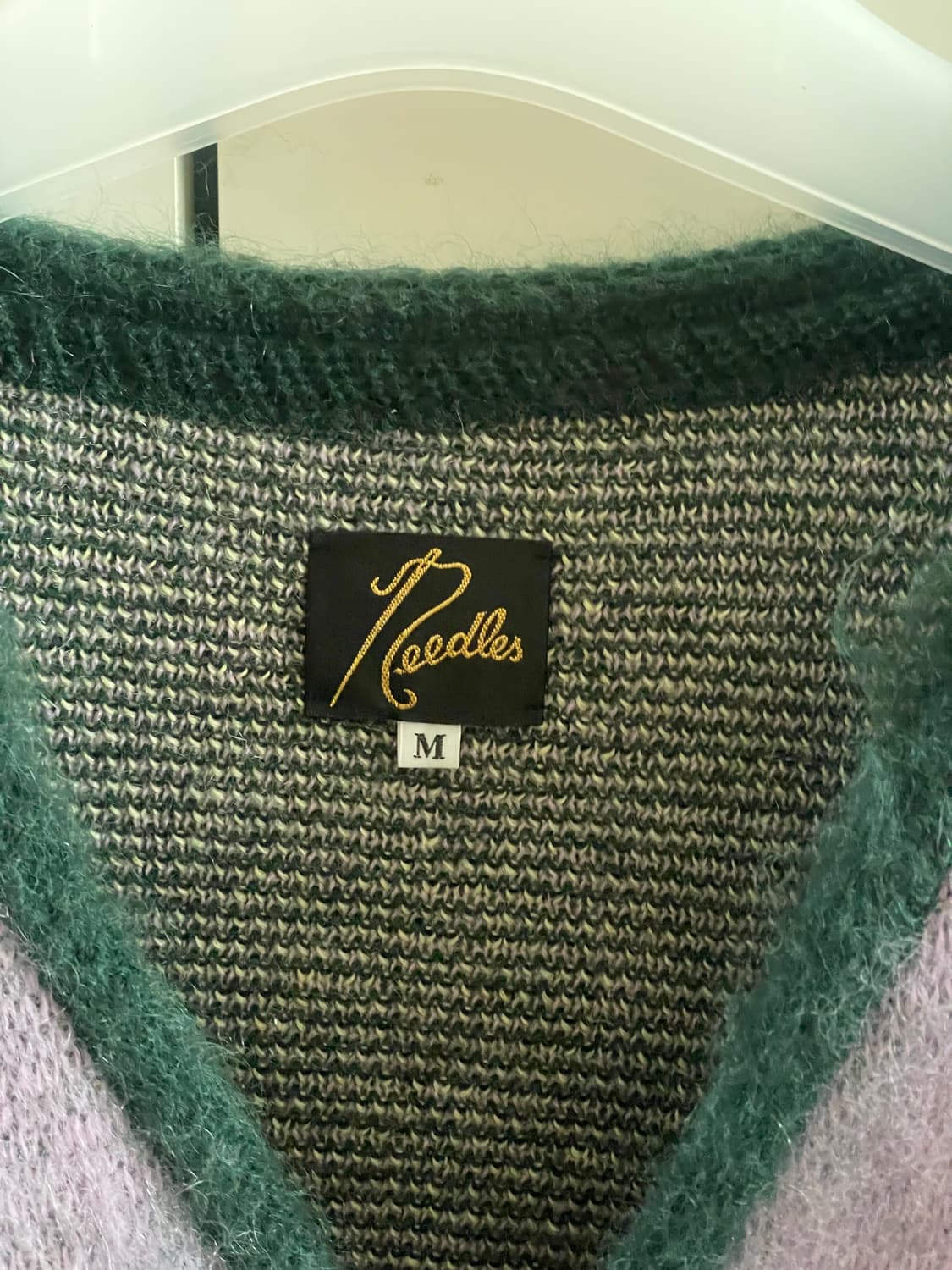 Needles 모헤어 다이아몬드 가디건 M 상품이미지4