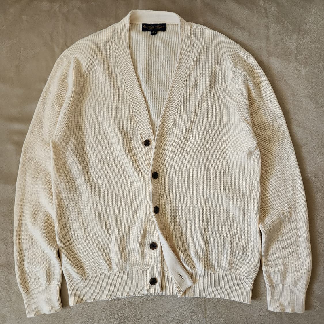 Brooks Brothers  브룩스 브라더스 라이트 베이지 가디건 M 상품이미지4