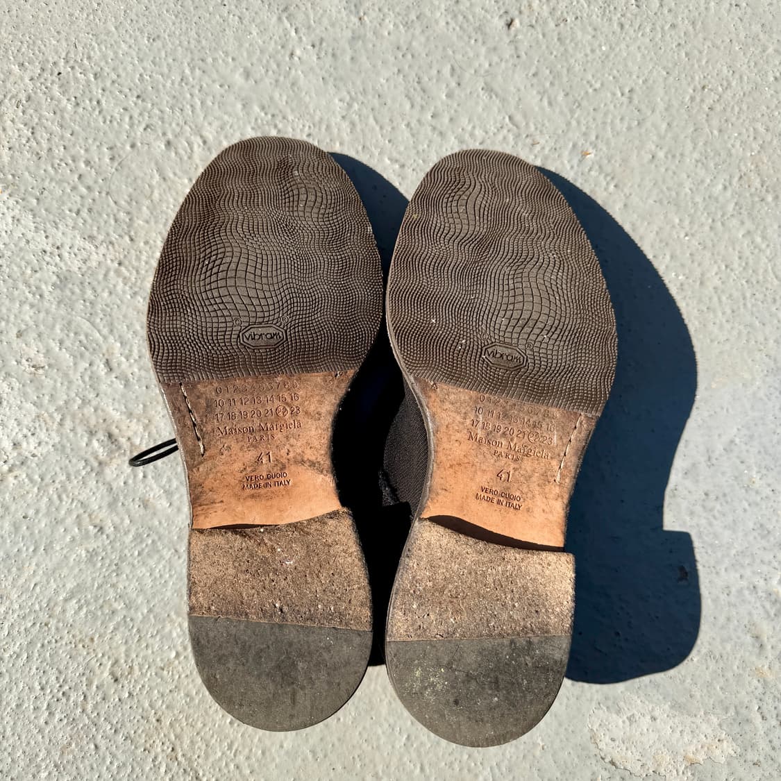 마르지엘라 캔버스 가공 더비 슈즈 상품이미지6