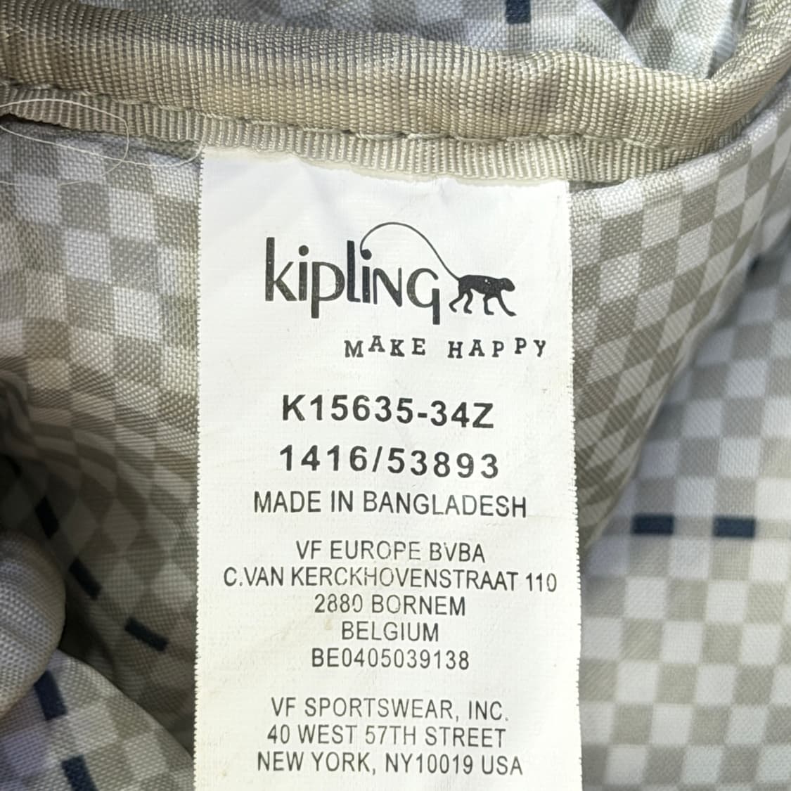 키플링 빈티지 고릴라 퍼플 보라 포켓 백팩 가방 상품이미지7