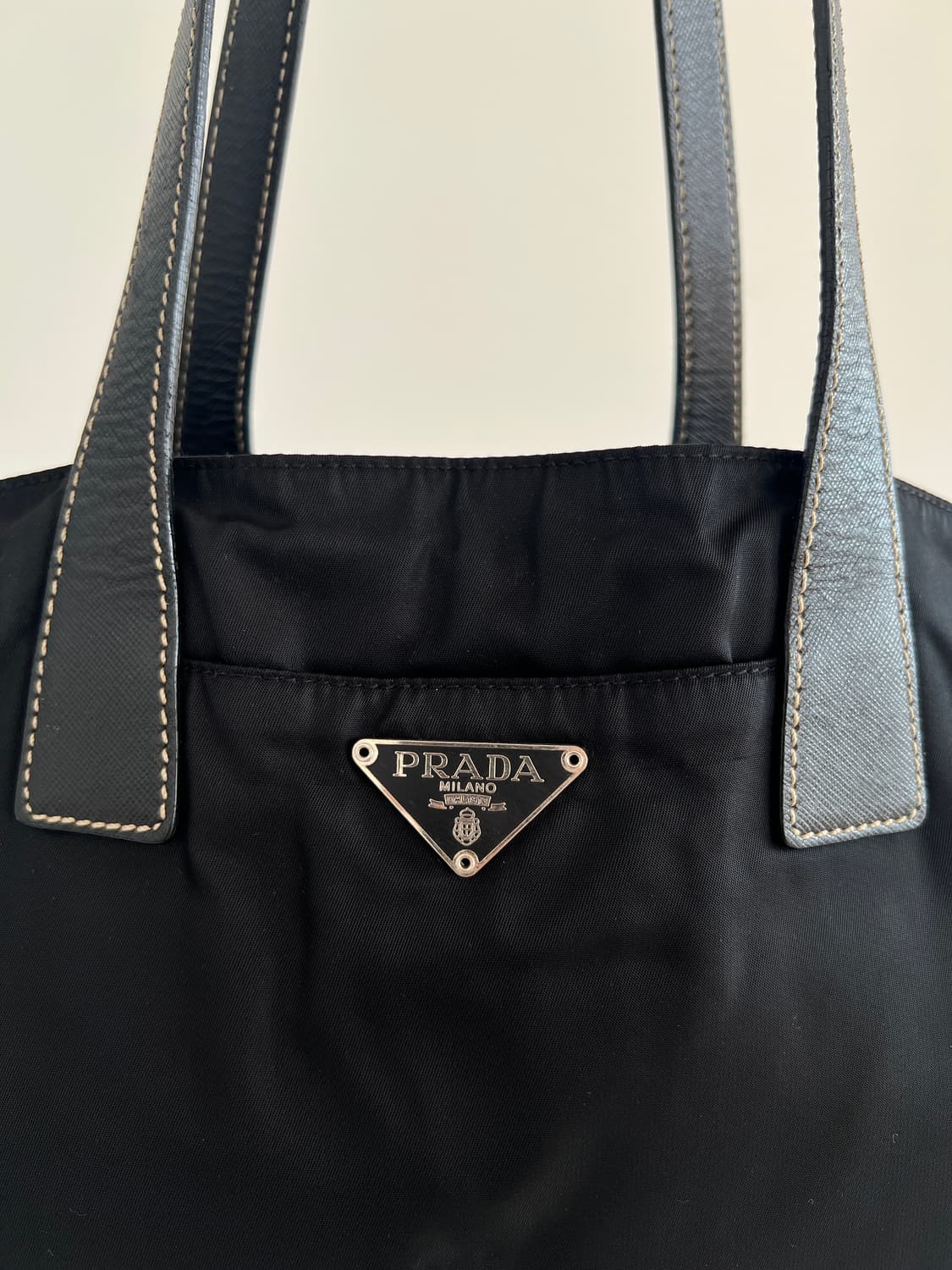 빈티지 프라다 포코노 레더 트리밍 숄더백 상품이미지3