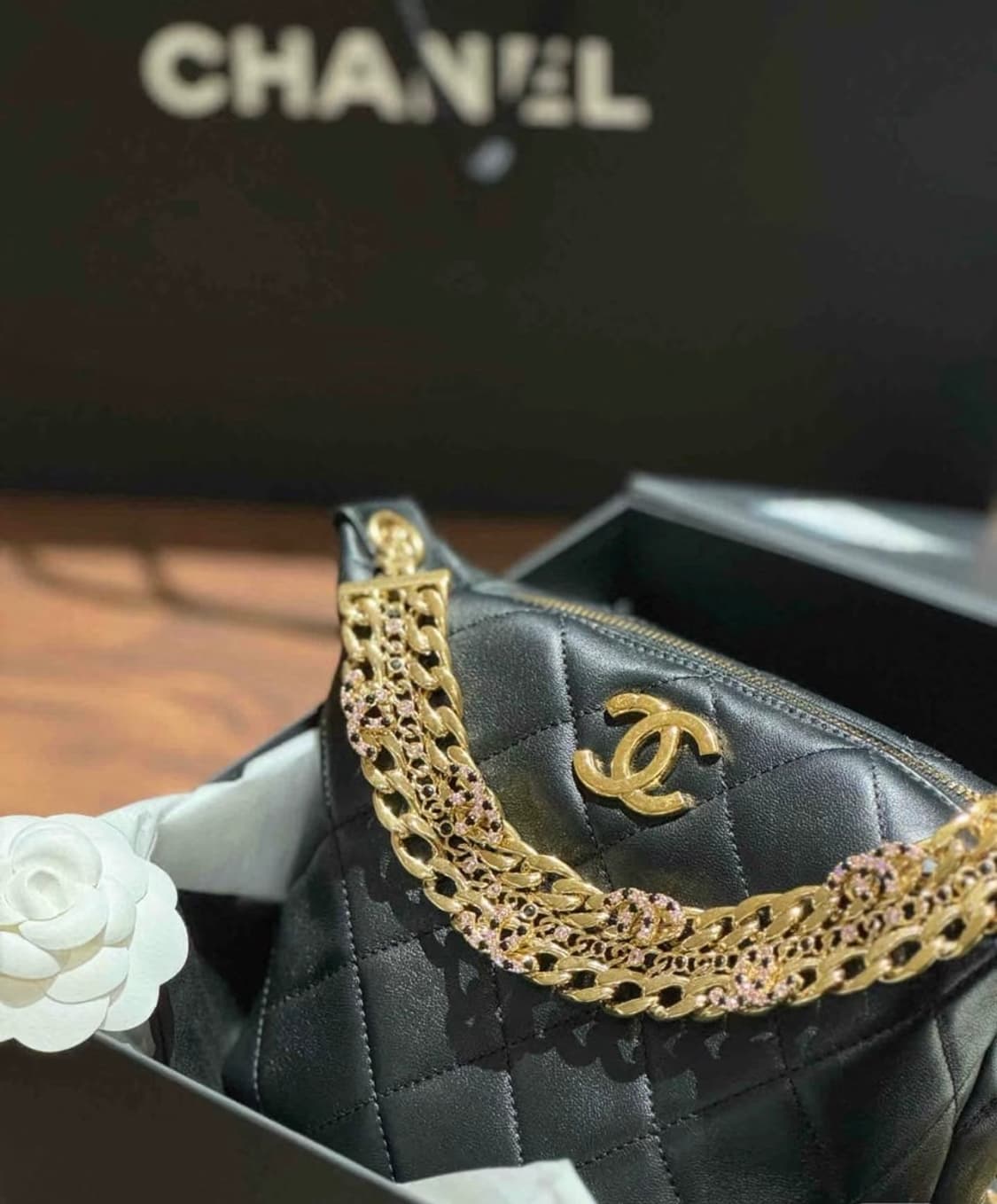 샤넬VIP 신상 CC 큐빅로고 리미티드호보백 상품이미지3