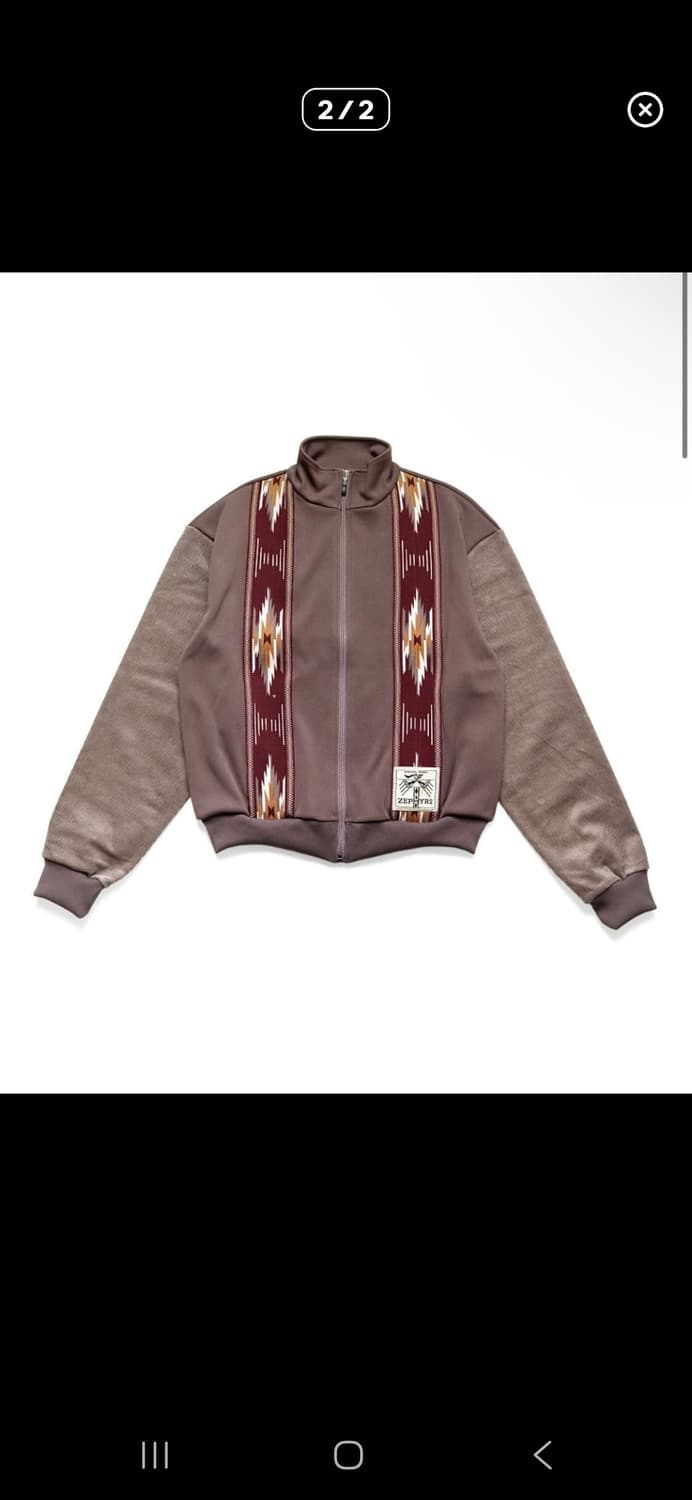 캐피탈 스무스 저지 코치 & 제피르 트랙 자켓 라이트 브라운 상품이미지1