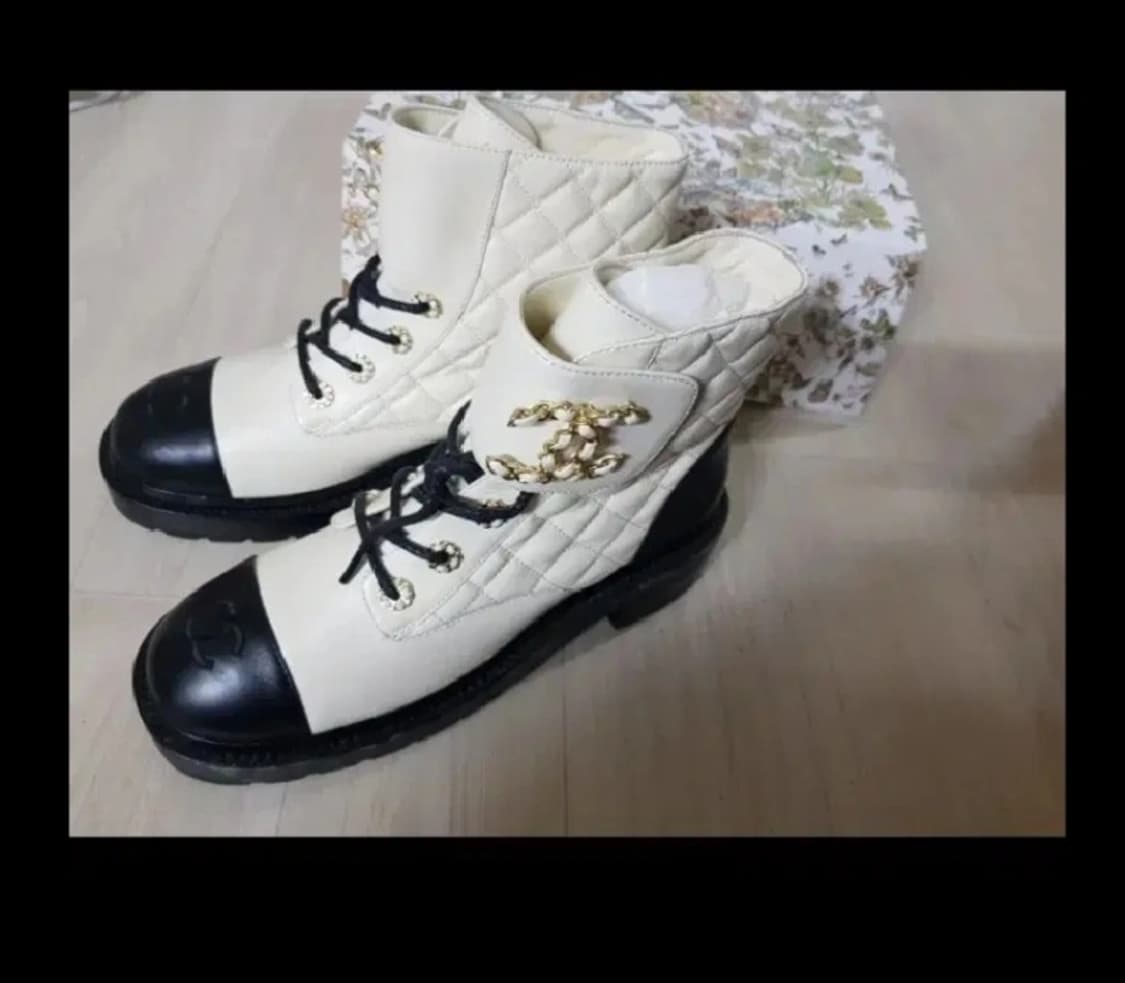 샤넬 빅로고 퀄팅 부츠,CG 빅로고 워커 상품이미지3