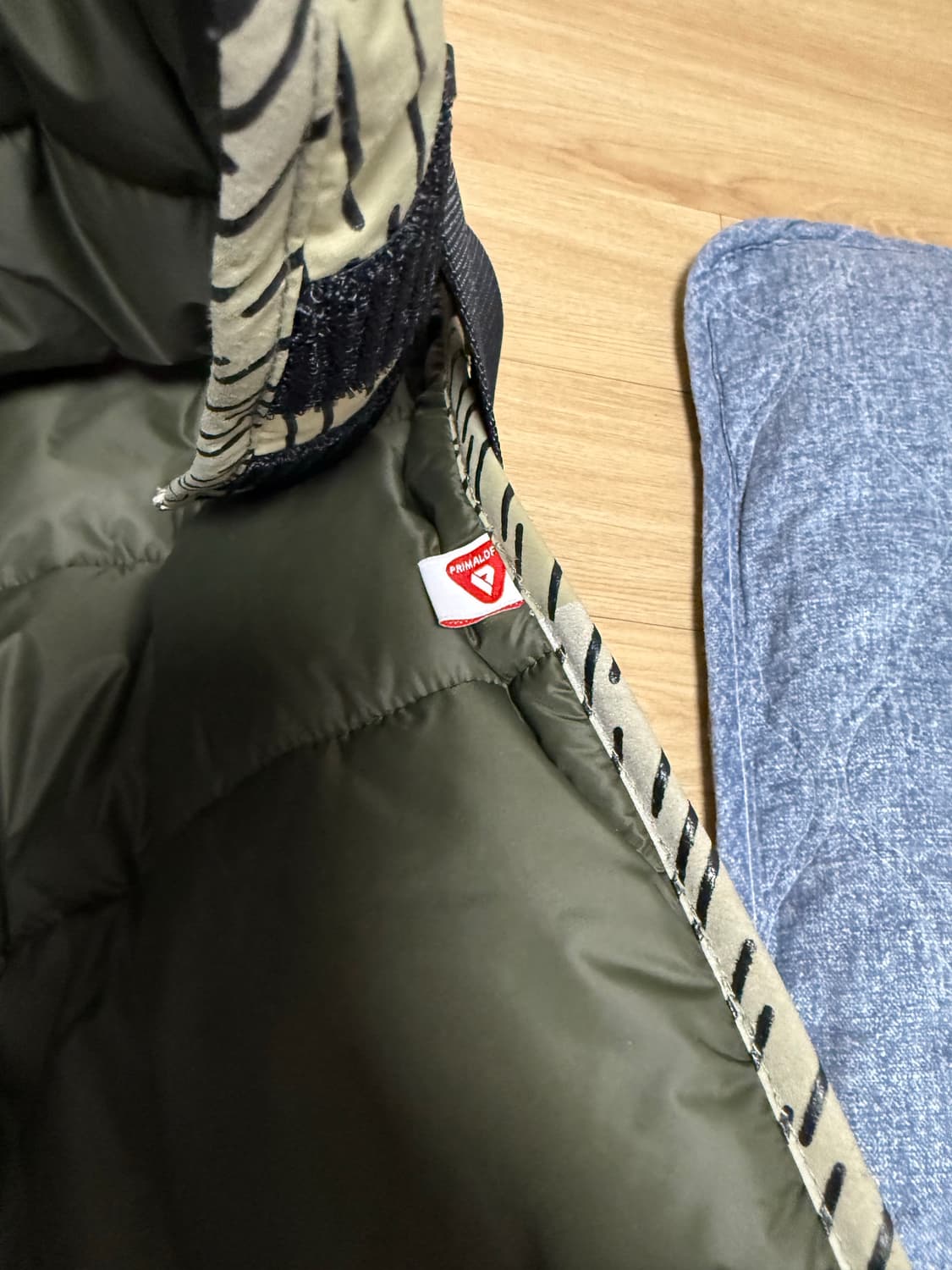 스톤아일랜드 레인카모 유틸리티 프리마로프트 패딩 베스트 상품이미지3