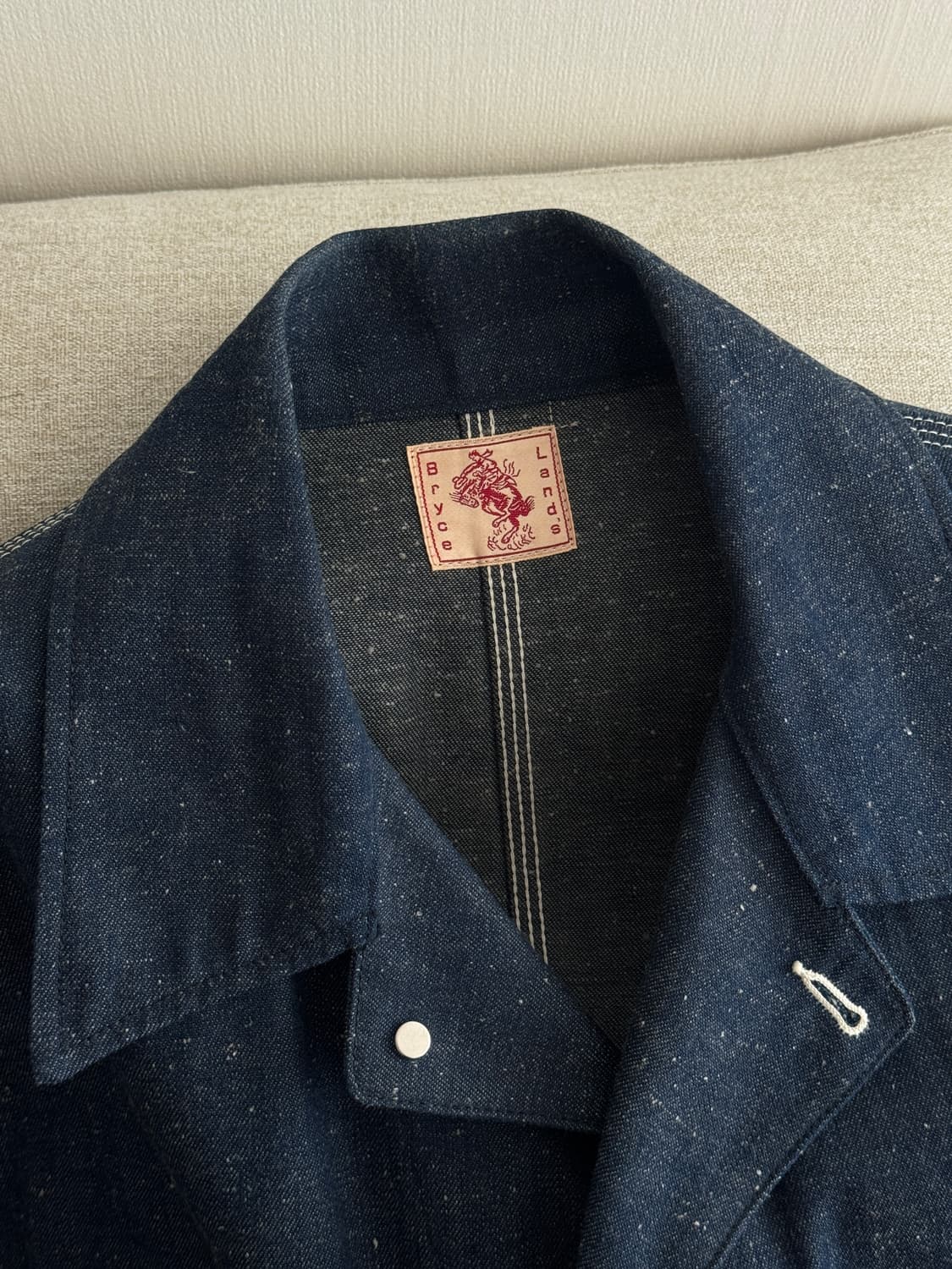 브라이슬랜드 데님 초어 자켓 40 상품이미지6